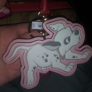 Coach Disney Dalmations keychain/ bag charm